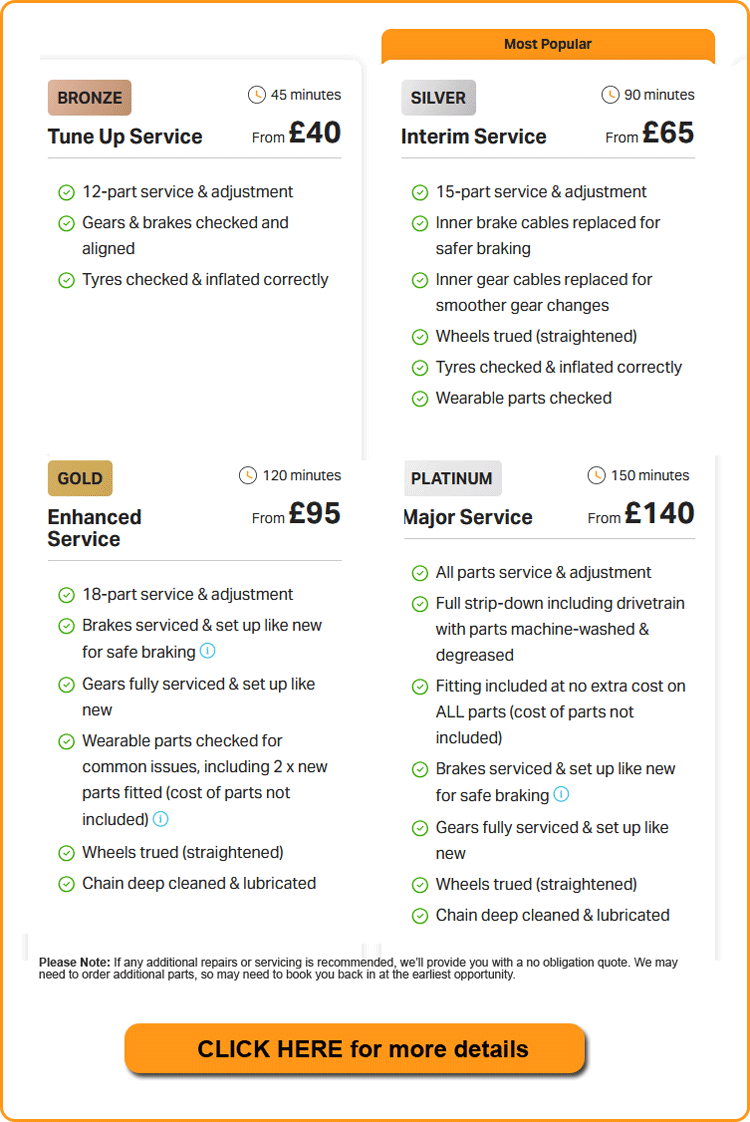 Halfords Bike Servicing